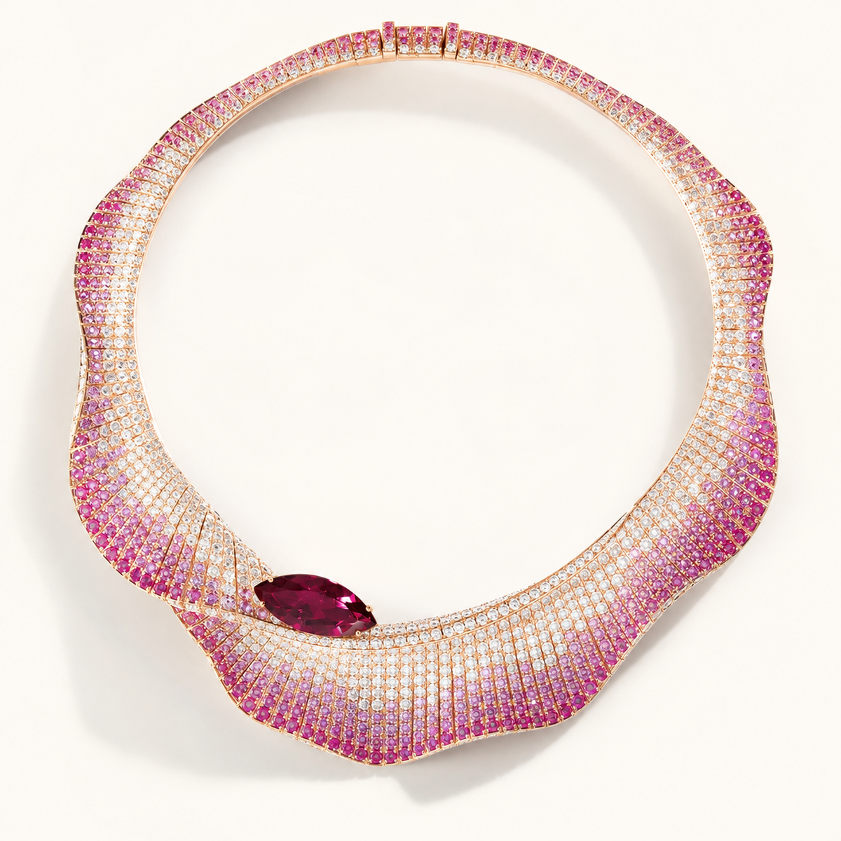 Élan Ruby Pavé Necklace