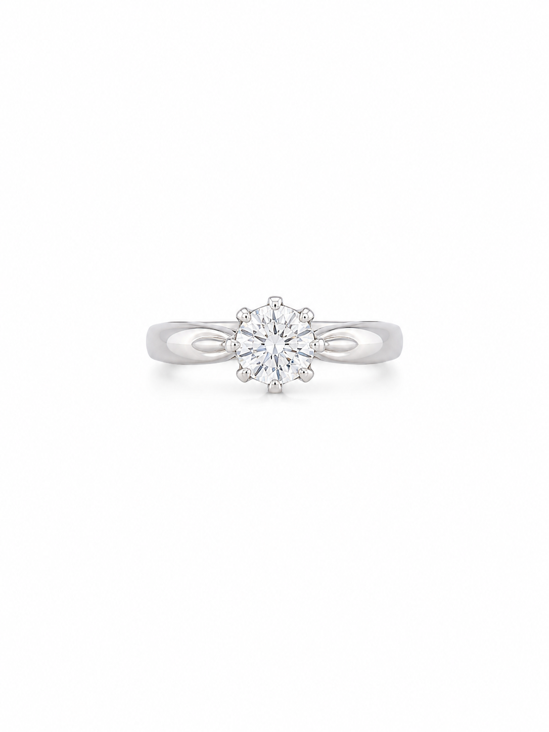 CALIENNA Classic Solitaire Silver Ring