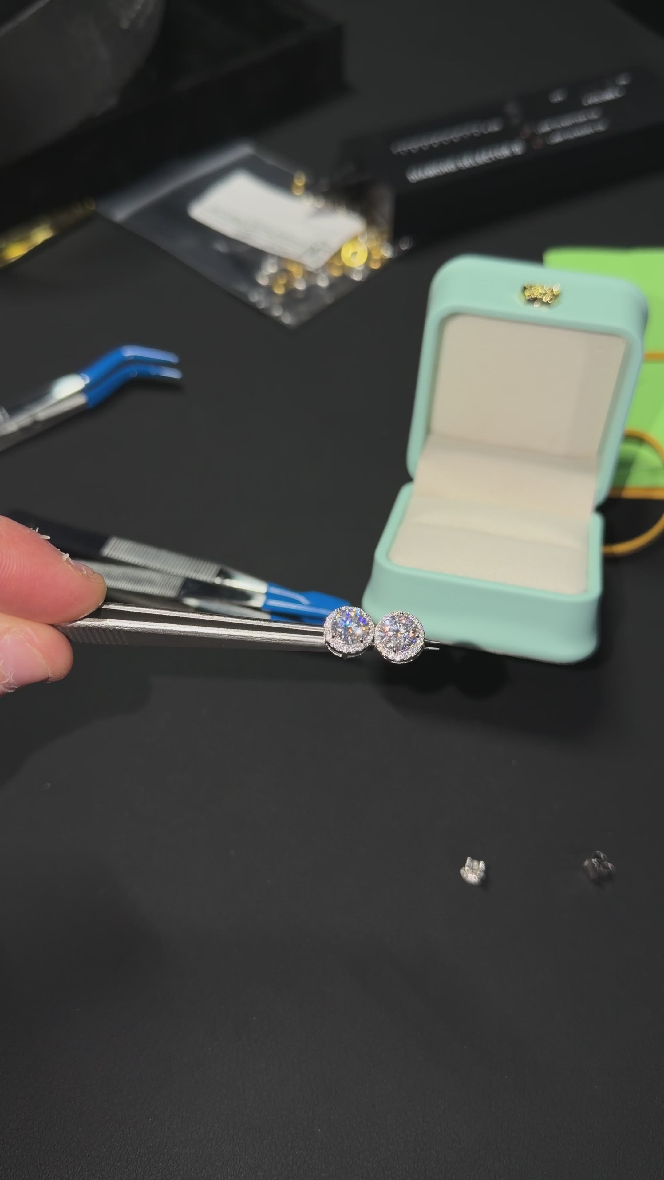 Bilionare diamond earrings